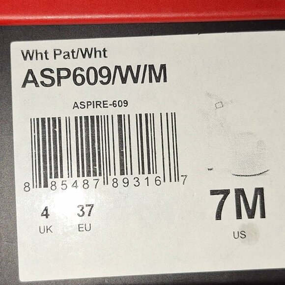 Pleaser Aspire-609 White Patent Platform Heels Size 7M New in Box Sexy Party Sho - Picture 2 of 4